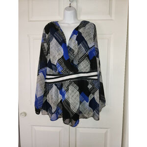 Lane Bryant Geometric Print Blouse